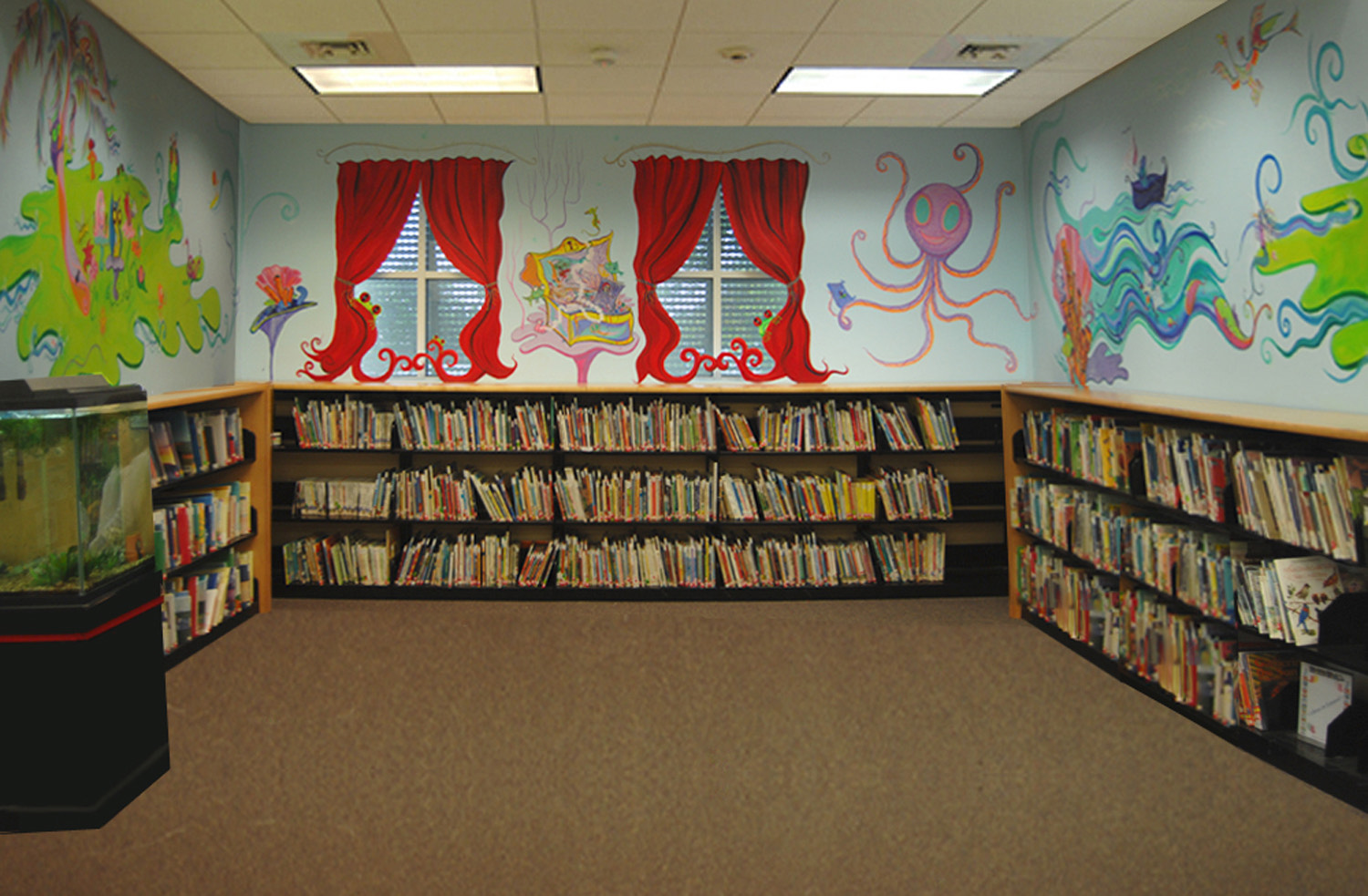 1500%20Merged%20Before%20Wilton%20Manors%20Library%20Jacklyn%20Laflamme%20artist%20kids%20mural%20florida%20famous squashed