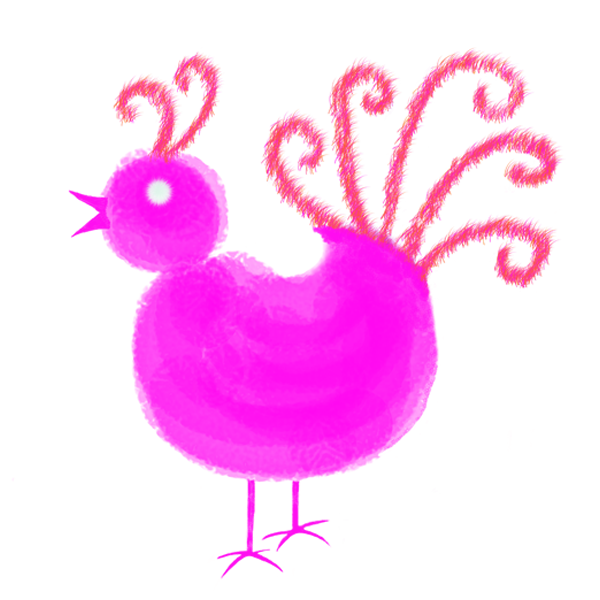 Cutouts for-website-600-Pink-bird-Jacklyn-Laflamme-digital-art-illustrator-artist-squashed